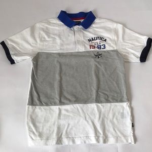 Nautica Polo Boys Paradise Blue Small Medium Large NEW